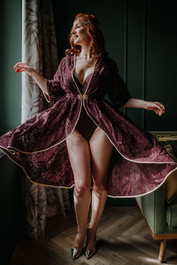 Szlafrok "Bulwar Zachodzącego Słońca"