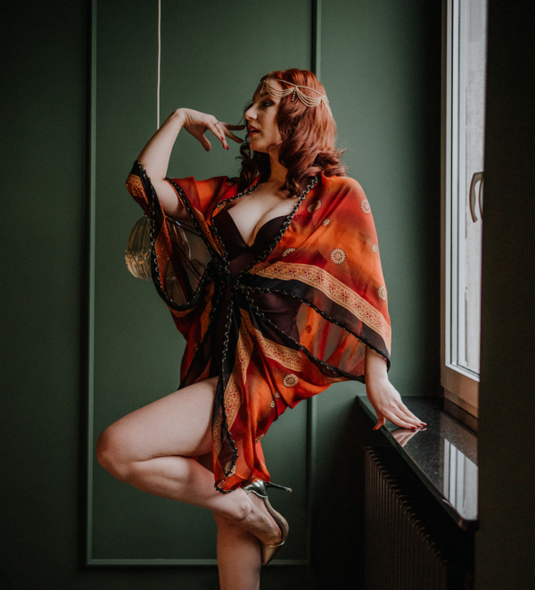 Luksusowe kimono "Pulp Fiction" MIDI