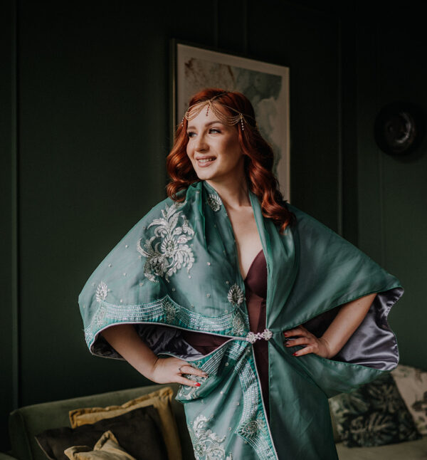 Luksusowe kimono "Zmierzch" MIDI