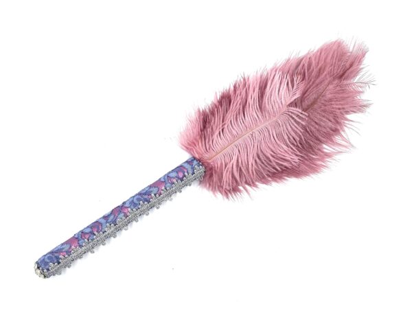 Piórko do łaskotania w kolorze różowo-niebieskim