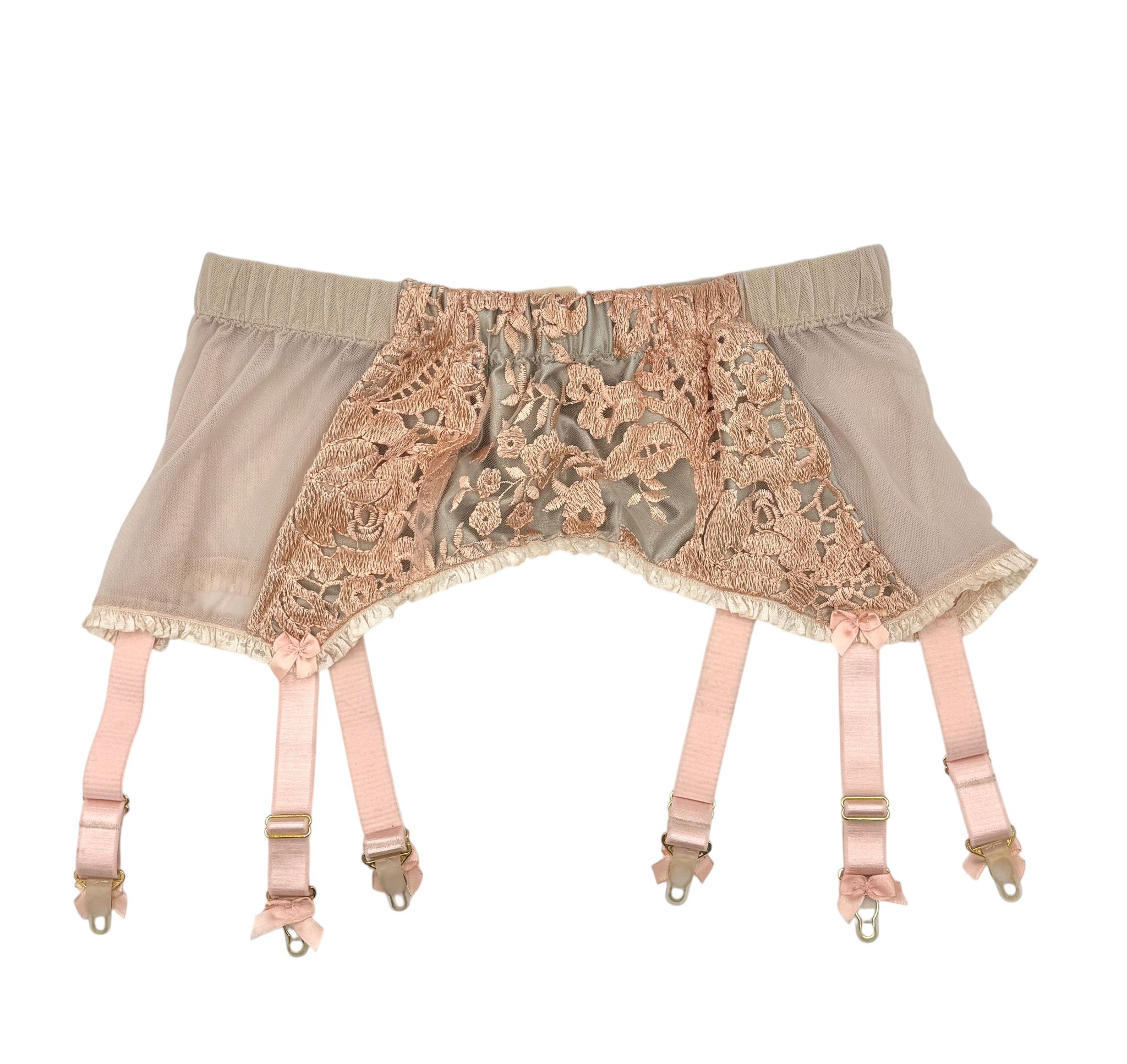 bezowy pas do ponczoch 