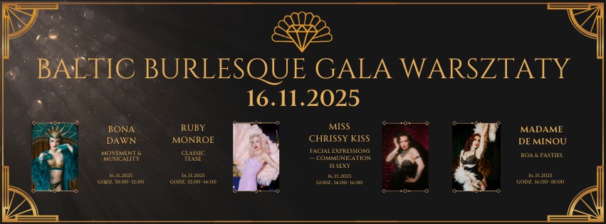 Warsztaty burleski Baltic Burlesque Gala
