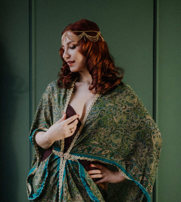 Uwodzicielskie kimono "W samo południe" MAXI