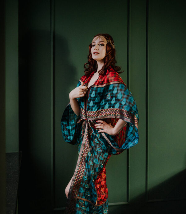 Olśniewające kimono "W samo południe" MAXI