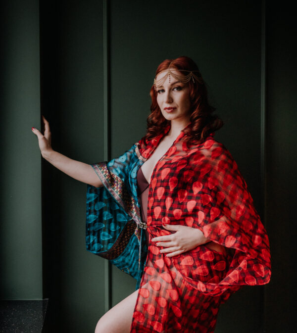 Oryginalne kimono "La Dolce Vita" MIDI