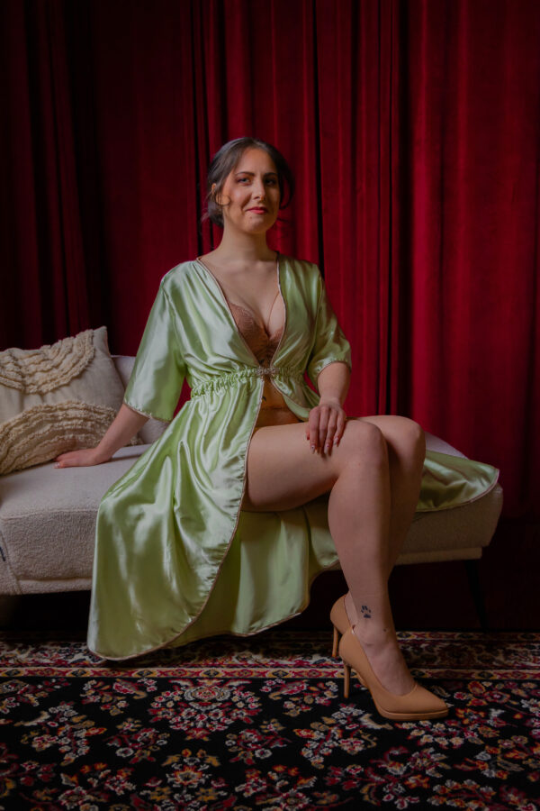 Pistacjowa princesska "Madeleine" MIDI