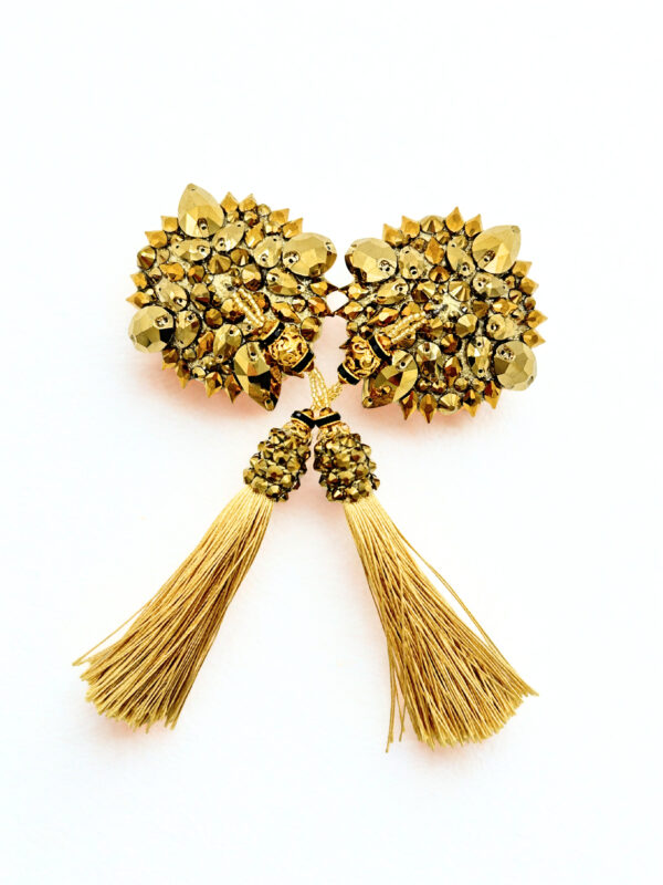 Królewskie pasties w kolorze złota