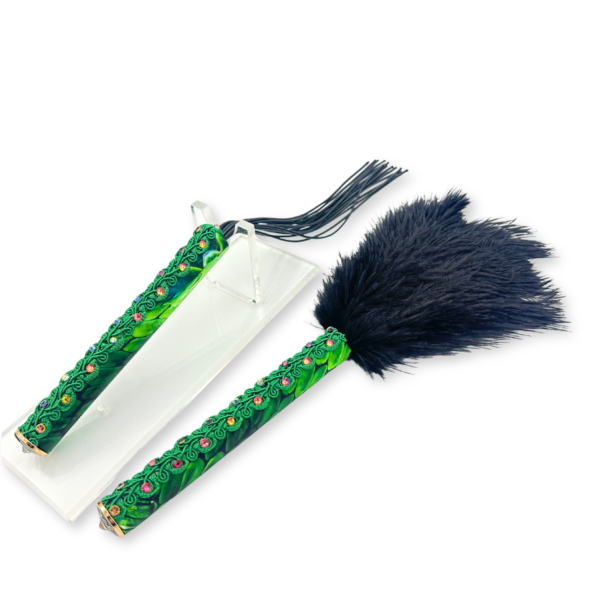 Komplet akcesoriów BDSM w kolorach soczystej zieleni