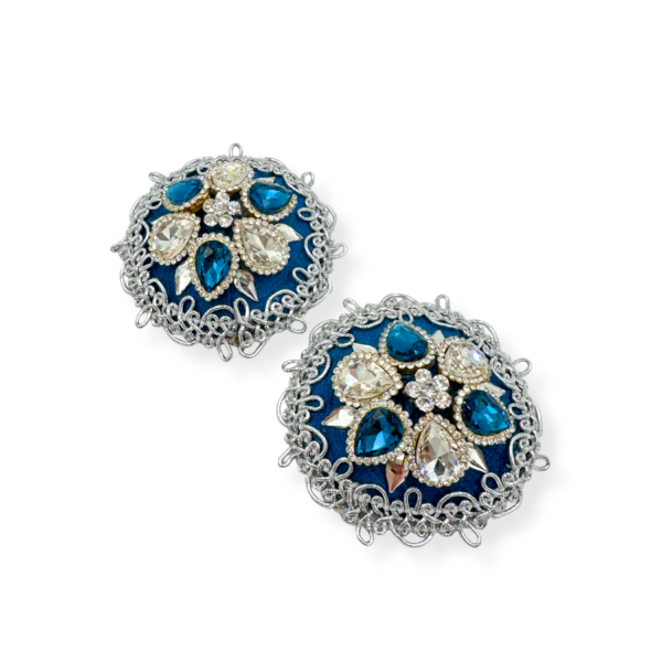 Szafirowo- srebrne pasties w królewskim wydaniu