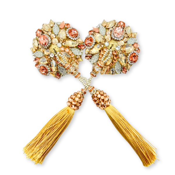 Pasties w odcieniach złota i brzoskwini